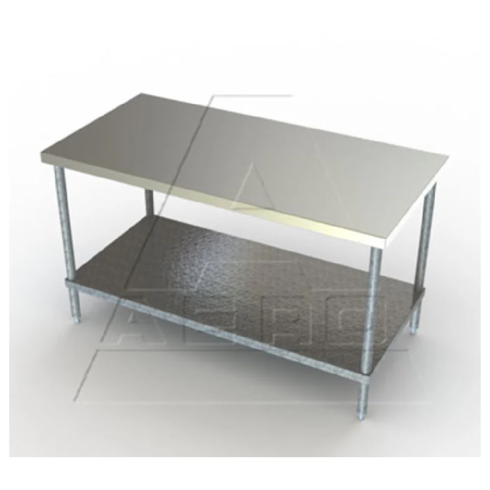 AERO Manufacturing XTG-2436 36 Inch Stainless Steel Work Table with Turn Down Edges
