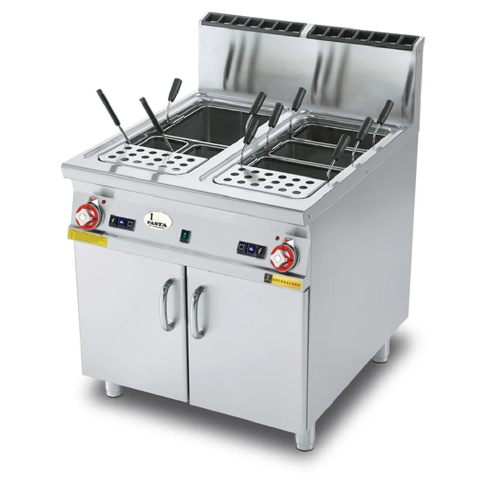 AGDHA35 Arcobaleno Pasta Cooker Gas Double Tank 31 Inch with Automatic Fill 160370 BTU AGDHA35 Arcobaleno Pasta Cooker Gas Double Tank 31 Inch with Automatic Fill 160370 BTU