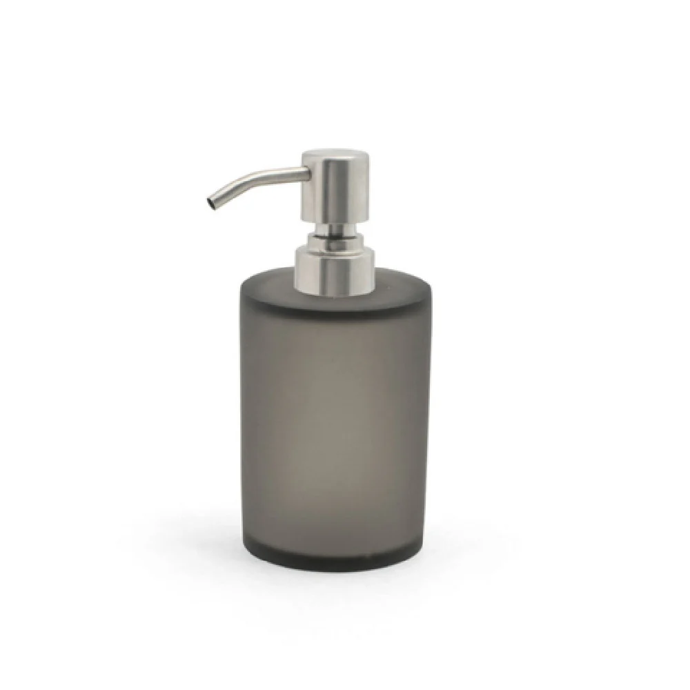 FOH RSP026GYR12 10oz Nassau Pump Smoke With Brushed Top Includes One RSP102BSS22 Pump Dispenser Top Silver FOH RSP026GYR12 10oz Nassau Pump Smoke With Brushed Top Includes One RSP102BSS22 Pump Dispenser Top Silver