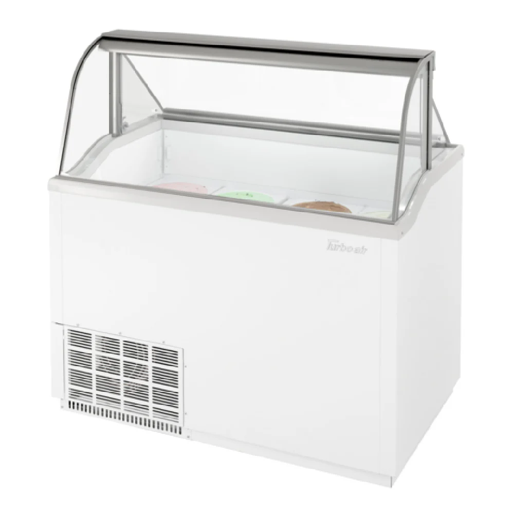 Turbo Air TIDC-47W-N 47 Inch Ice Cream Dipping Cabinet with 8 Tub Capacity