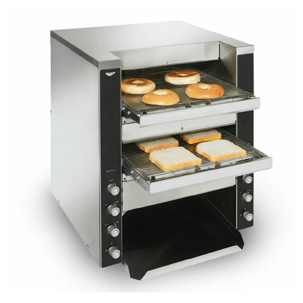 Vollrath CT4-220DUAL 20 Inch Electric Conveyor Toaster Up To 1100 Slices/hr Vollrath CT4-220DUAL 20 Inch Electric Conveyor Toaster Up To 1100 Slices/hr