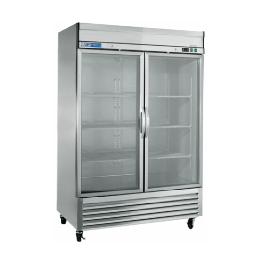Hubert 69K-761 Kratos® Reach-in Glass Door Refrigerator 49 Cu. Ft. 54 Hubert 69K-761 Kratos® Reach-in Glass Door Refrigerator 49 Cu. Ft. 54