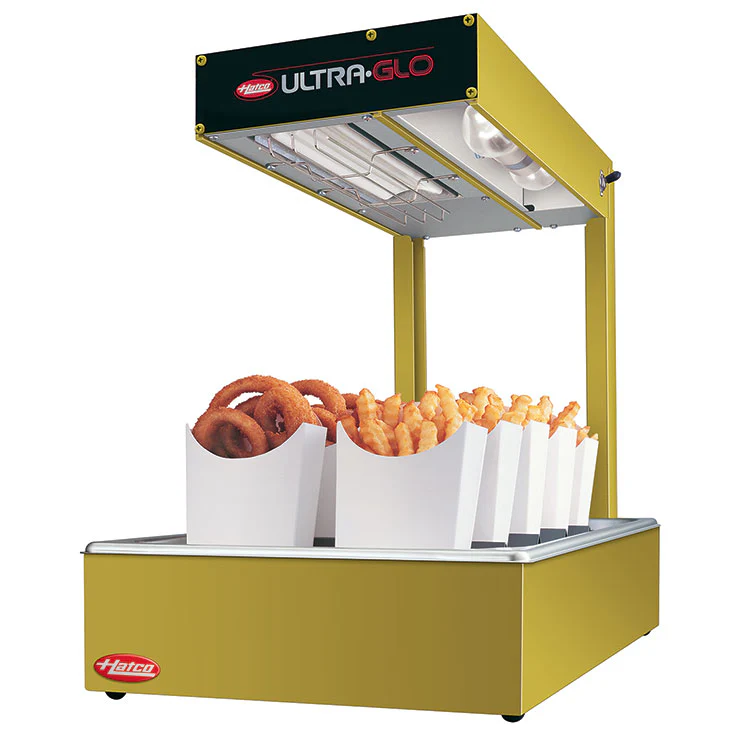 Hatco UGFFL 12-3/8 Inch Width Portable French Fry Warmer with Light Aluminum Countertop Hatco UGFFL 12-3/8 Inch Width Portable French Fry Warmer with Light Aluminum Countertop