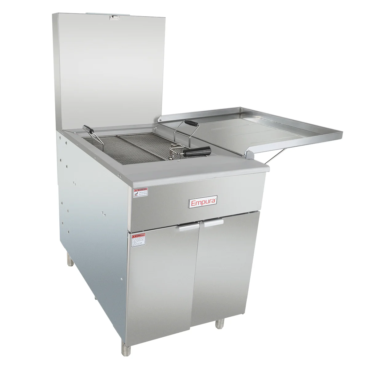 Empura Equipment EGDF-125_NAT 45 Inch Deep Fryer Gas Donut with Drip Tray Empura Equipment EGDF-125_NAT 45 Inch Deep Fryer Gas Donut with Drip Tray