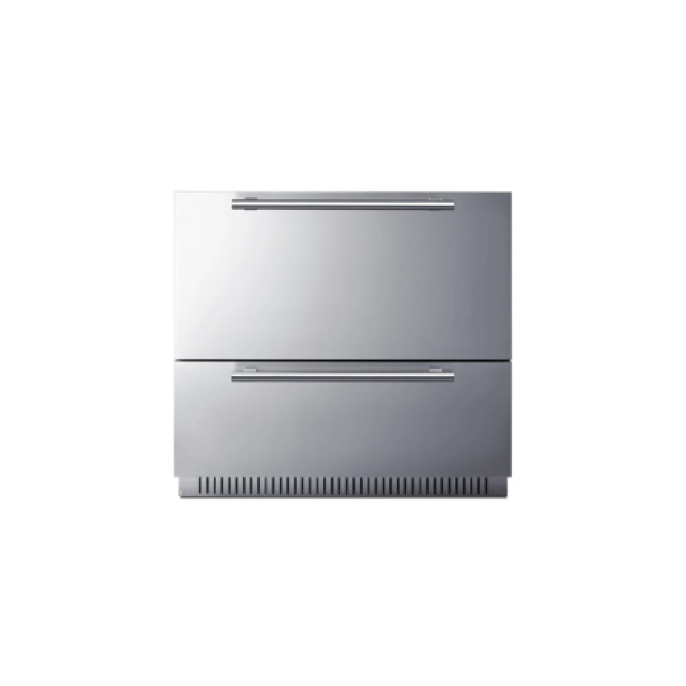 Summit SPR36332D 36 Inch 7.15 cu.ft All Refrigerator 2 Drawer Outdoor Stainless Steel