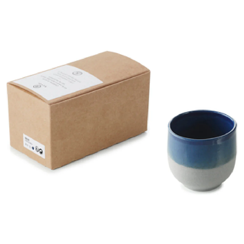 Revol 654766 2-3/4 Oz. Indigo Blue Cup Porcelain Dishwasher Safe Set of 2 Revol 654766 2-3/4 Oz. Indigo Blue Cup Porcelain Dishwasher Safe Set of 2