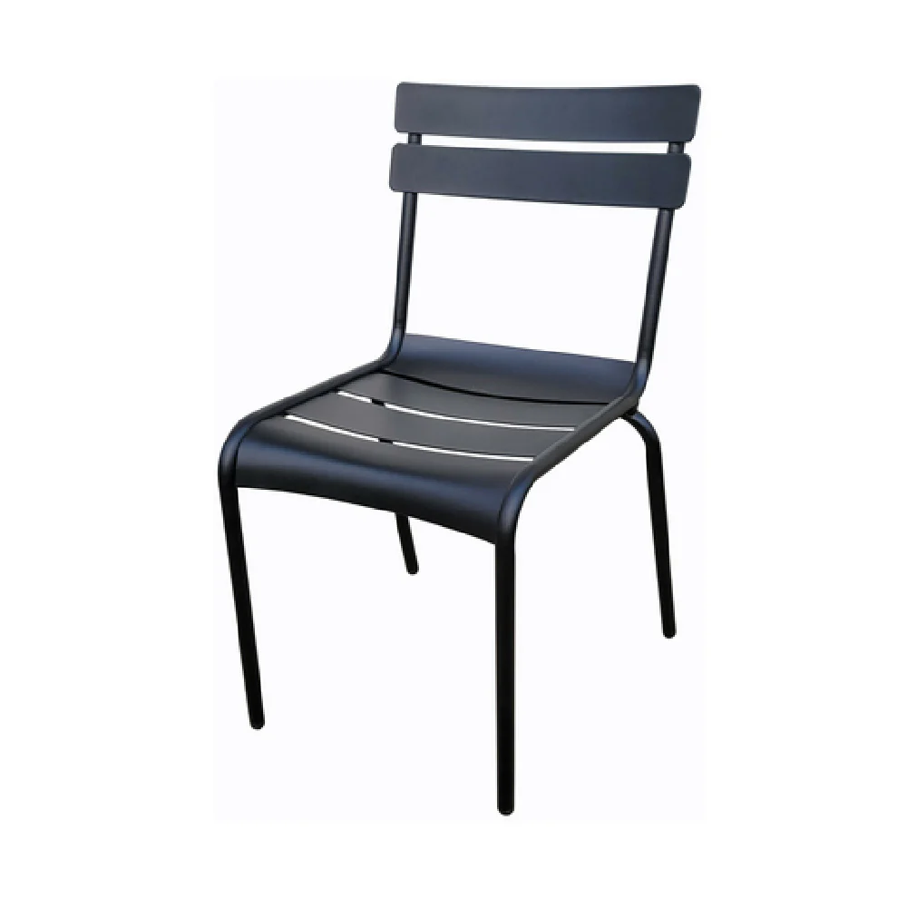 Plantation Prestige Commercial Furniture 2020700-04 19 Inch Montana Side Chair Metal Frame Stackable Indoor Outdoor Use