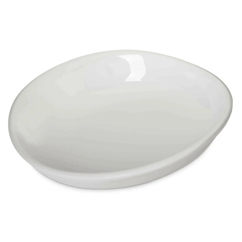 Carlisle 5300380 8-1/2 Inch Oblong Pasta Plate Break Resistant Melamine Gray Carlisle 5300380 8-1/2 Inch Oblong Pasta Plate Break Resistant Melamine Gray