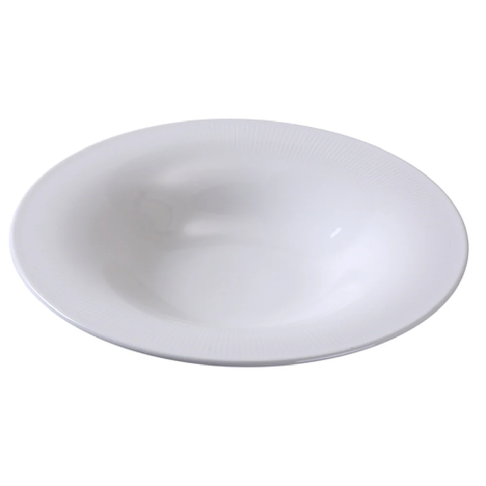 Yanco SI-309 8 Oz Round Siena Soup Salad Plate Porcelain White 9 Inch Yanco SI-309 8 Oz Round Siena Soup Salad Plate Porcelain White 9 Inch