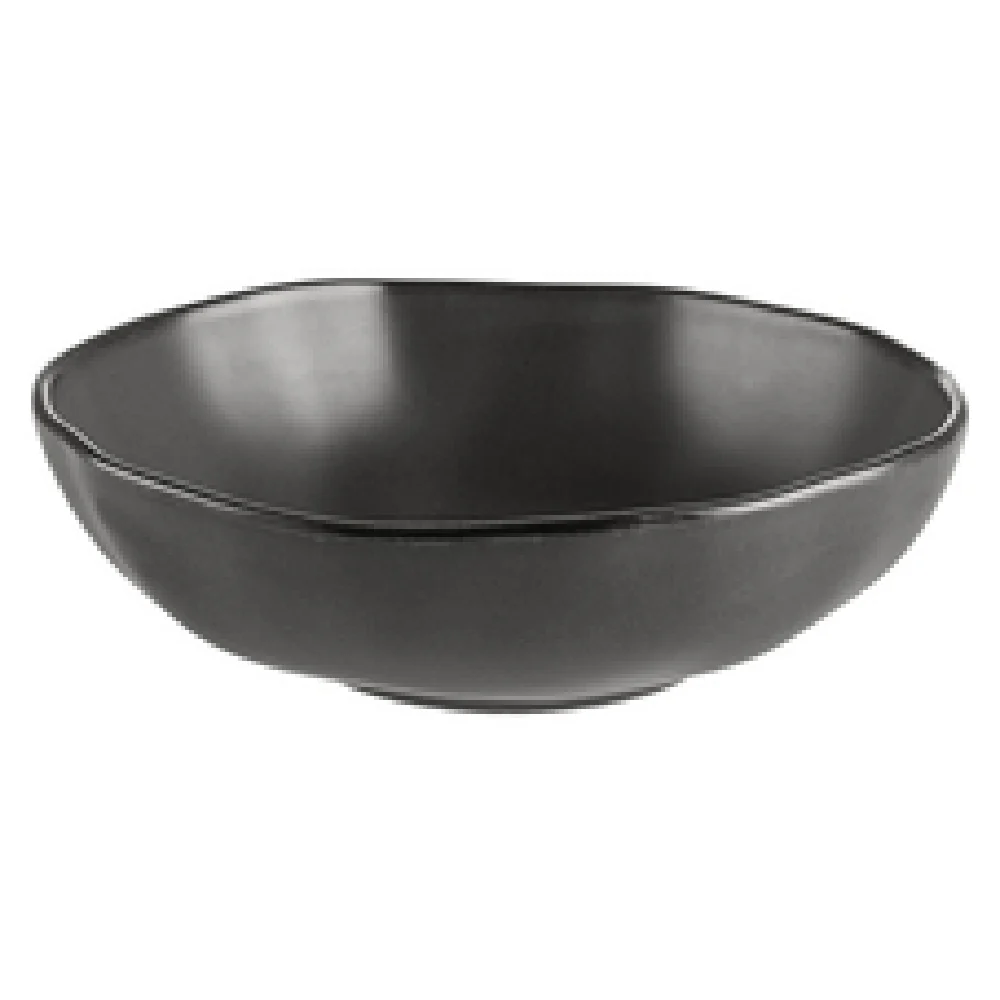 CAC China RFR-B7 20 Oz Rainforest Bowl Round Porcelain Dark Green