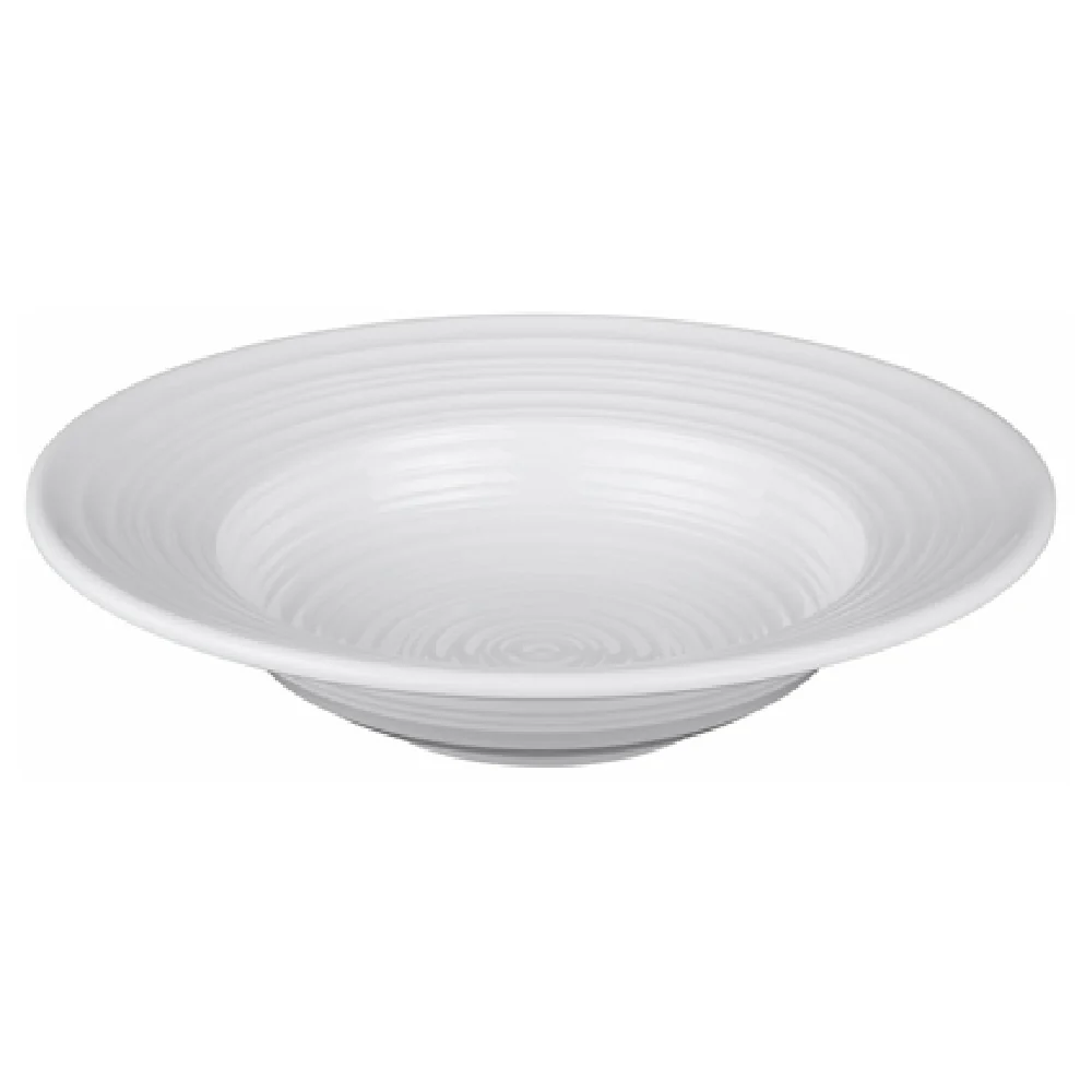 GET Enterprises DS85PB-W 12 Oz Swirl Design Soup Salad Pasta Bowl Melamine White GET Enterprises DS85PB-W 12 Oz Swirl Design Soup Salad Pasta Bowl Melamine White