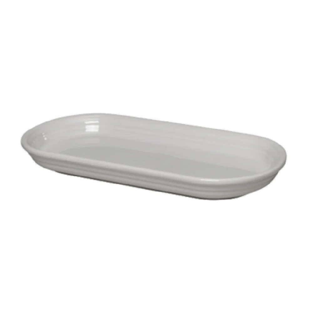 Steelite HL412100 12 Inch Oblong Bread Tray Lead Free White China