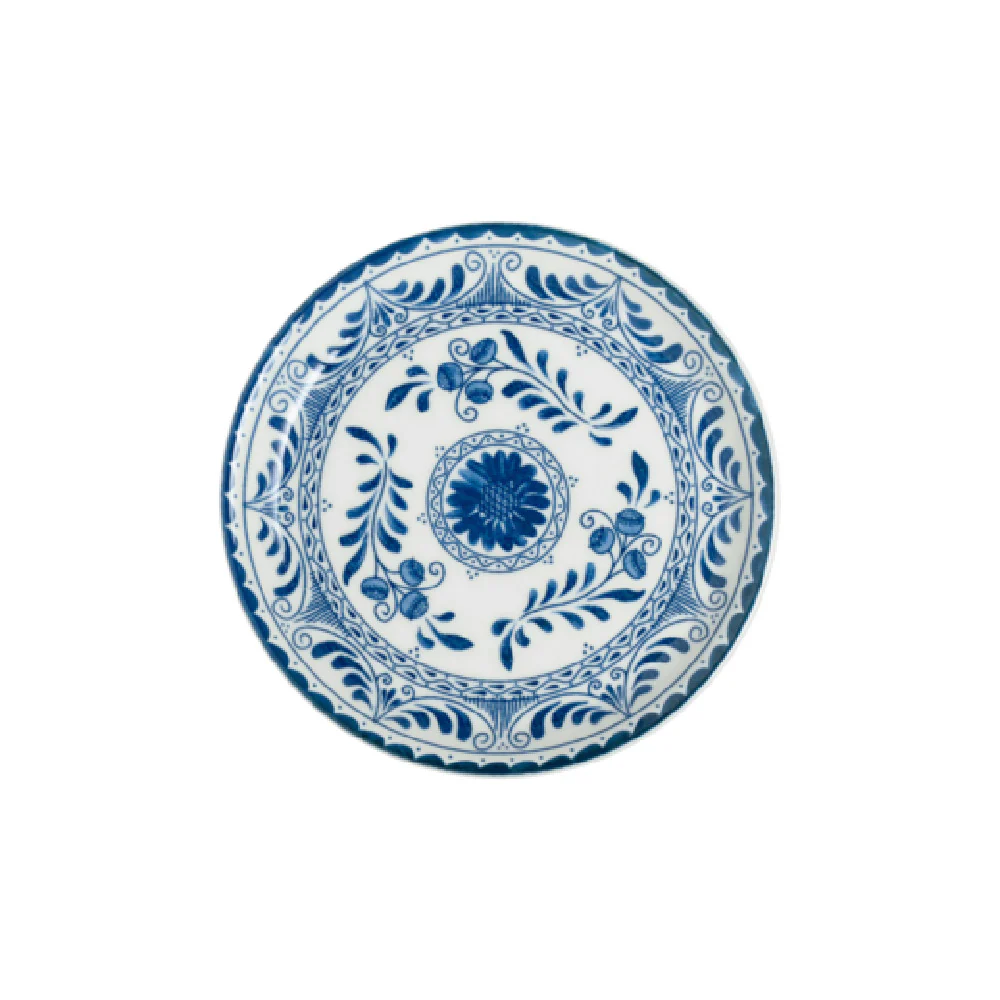 Steelite A102P804 5.75 Inch Plate Talavera Motiva Blue Alumina Vitrified Steelite A102P804 5.75 Inch Plate Talavera Motiva Blue Alumina Vitrified