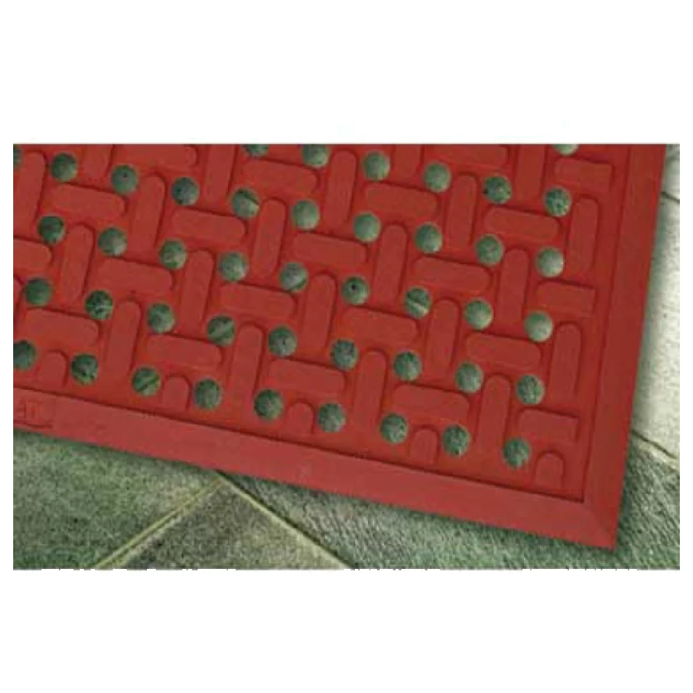 Cactus Mat 2540-R35 3' Rubber Mat Anti-Fatigue and Anti-Slip Red