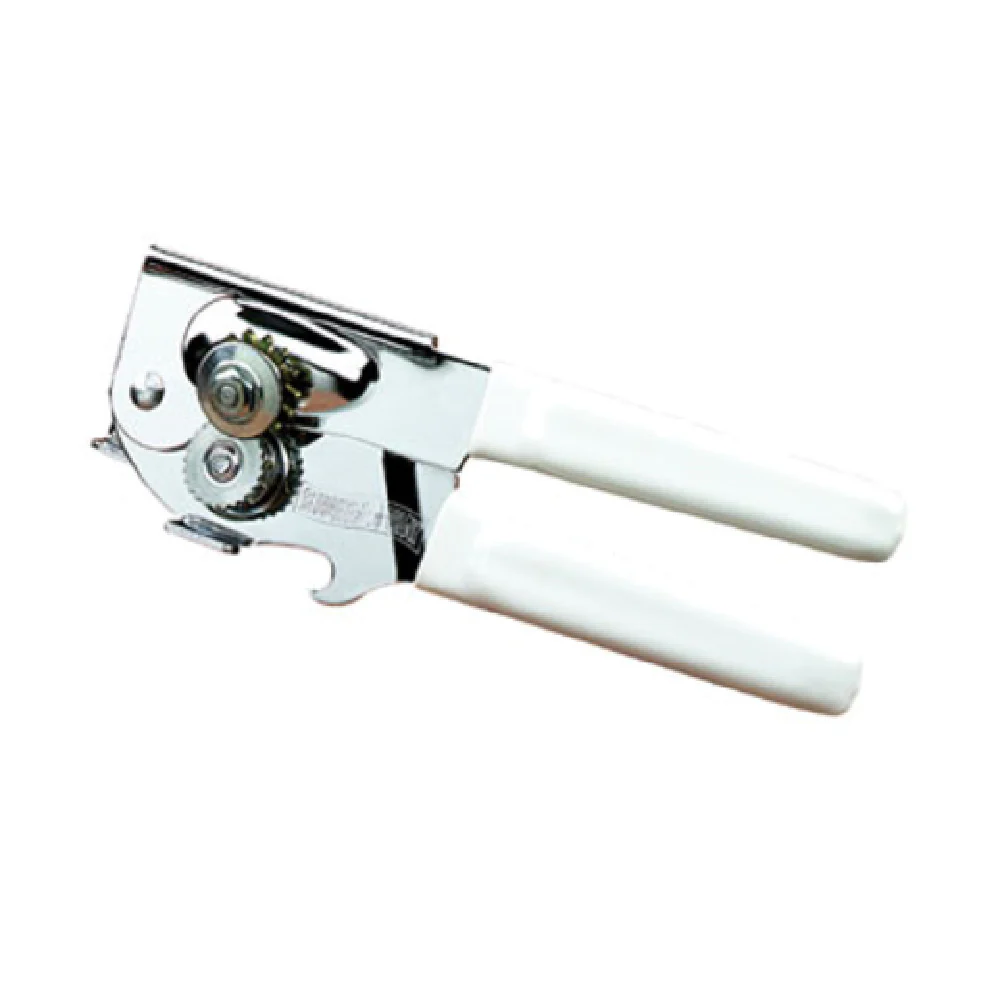 1880 Hospitality 407WH 8.5 Inch Portable Can Opener Aluminum White Manual