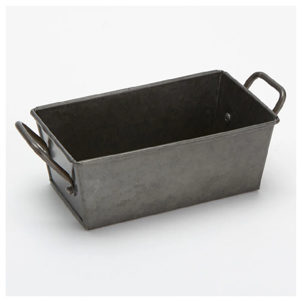 American Metalcraft DGSP35 6-1/2 Inch Sugar Packet Holder with Handles Galvanized Steel Dark American Metalcraft DGSP35 6-1/2 Inch Sugar Packet Holder with Handles Galvanized Steel Dark