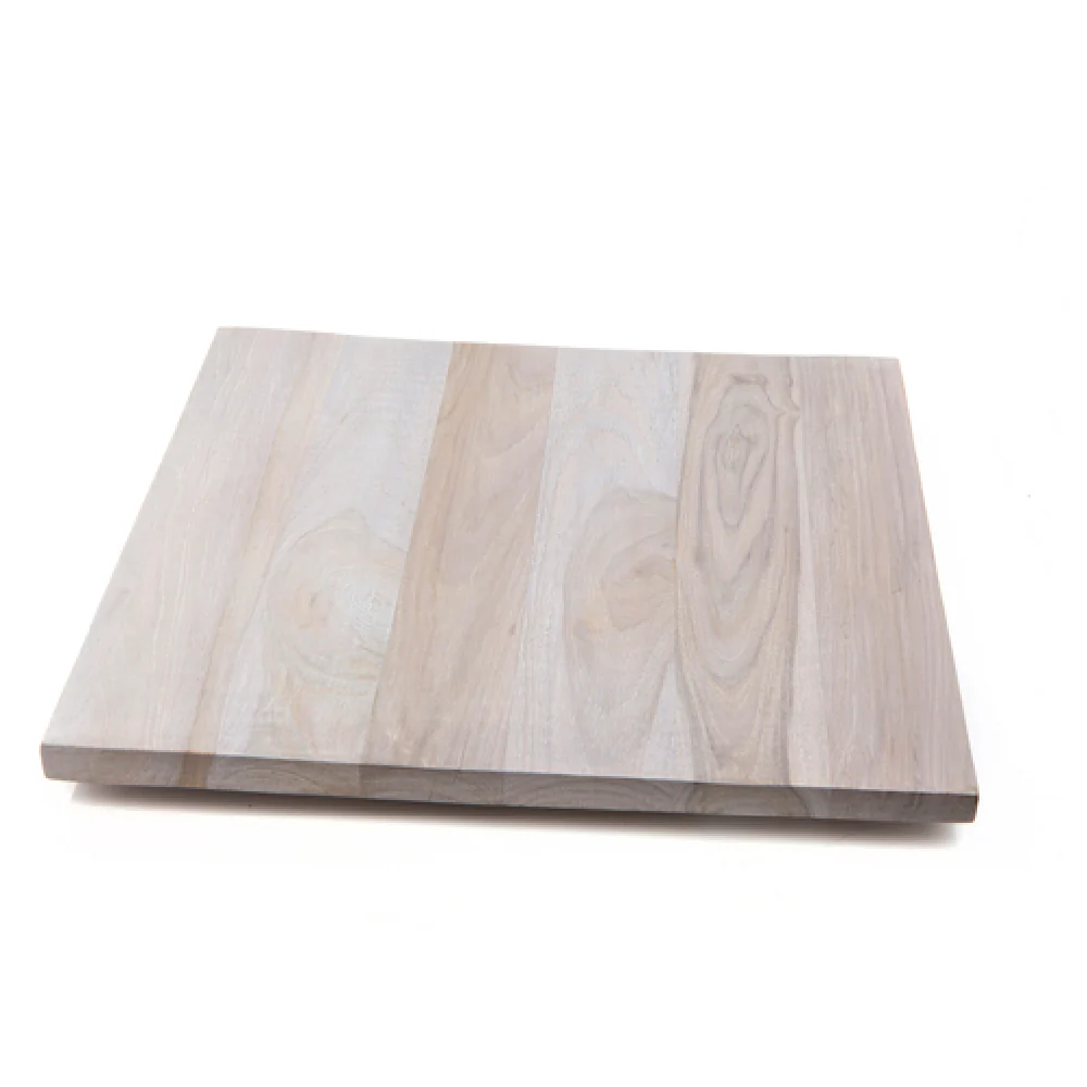 Steelite DWFBWD66SGW 6 Inch Square Fusion Slatted Shelf Wood Grey Wash