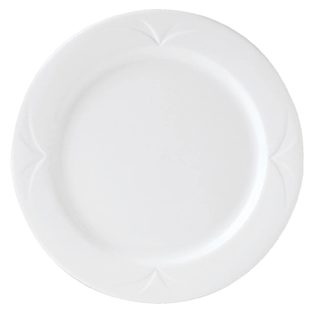 Steelite 9102C400 12 Inch Plate Bianco Round Alumina Vitrified - 12 Inch Steelite 9102C400 12 Inch Plate Bianco Round Alumina Vitrified - 12 Inch