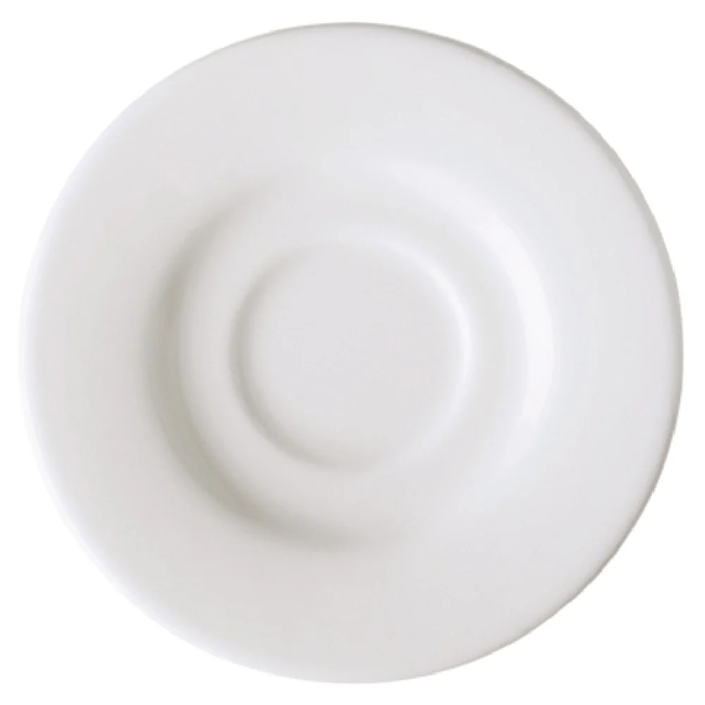 GET Enterprises PA1101900324 6-1/2 Inch Round Saucer Porcelain White
