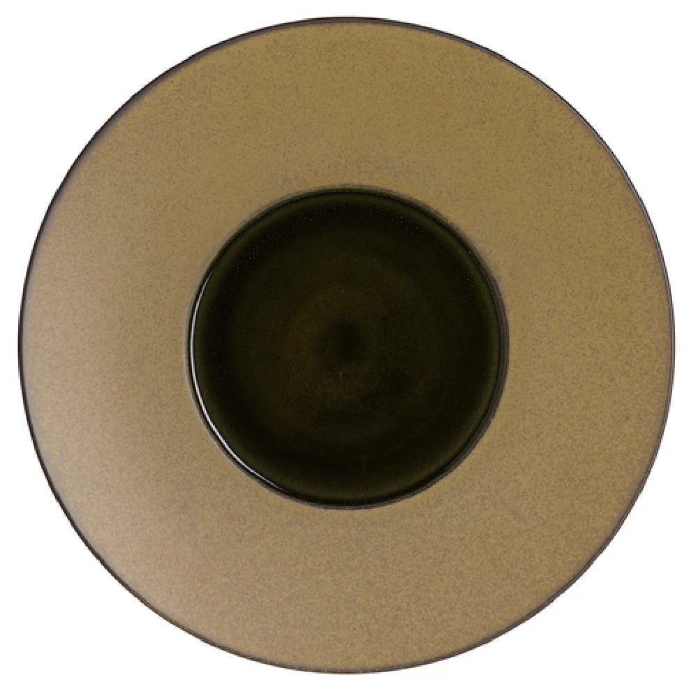 Steelite 6410MY003 11-1/4 Inch Diameter Porcelain Rimmed Round Plate