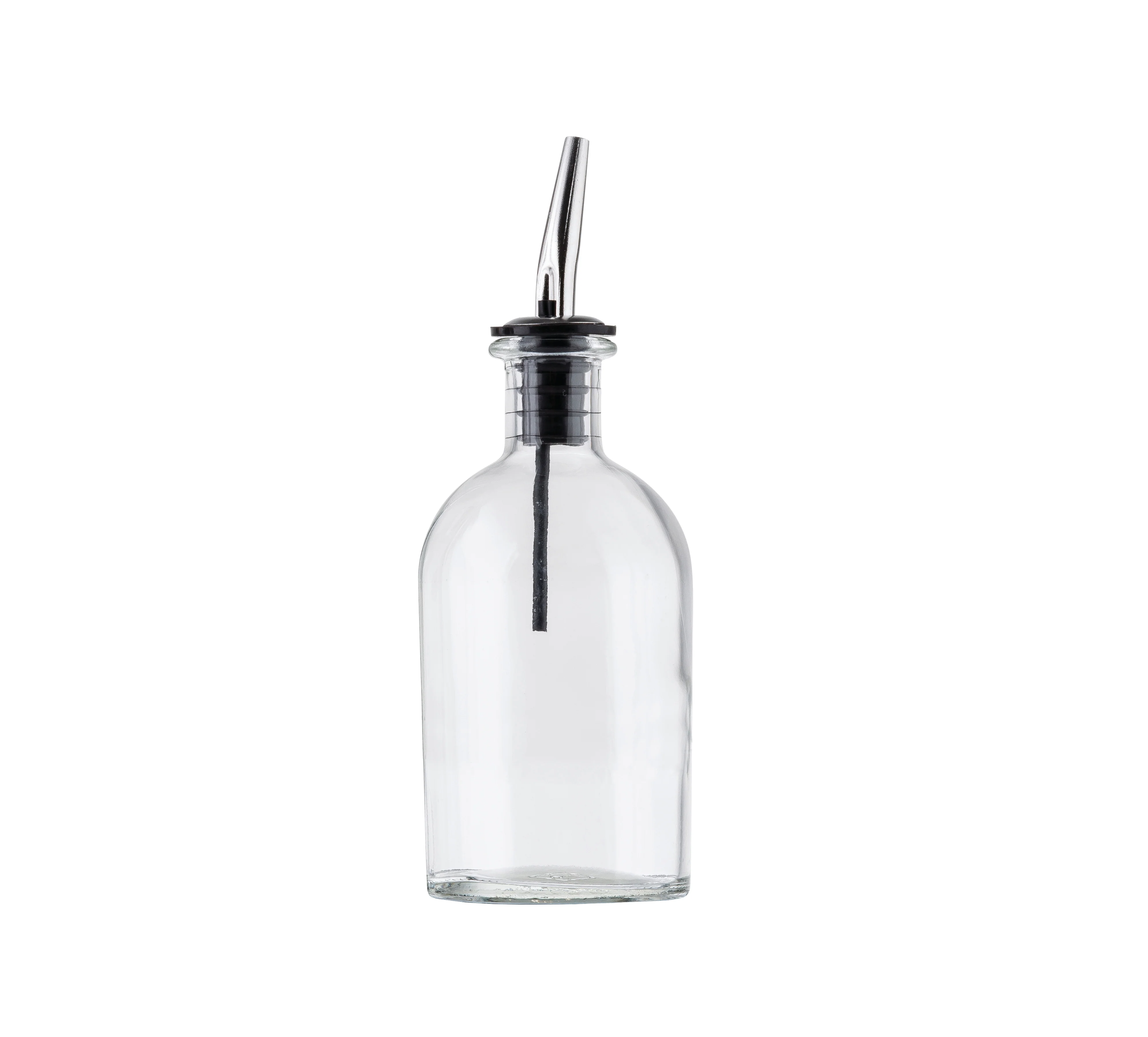 Tablecraft 10374 7-3/4 Oz Oil and Vinegar Cruet Bottle with Pourer Glass Tablecraft 10374 7-3/4 Oz Oil and Vinegar Cruet Bottle with Pourer Glass