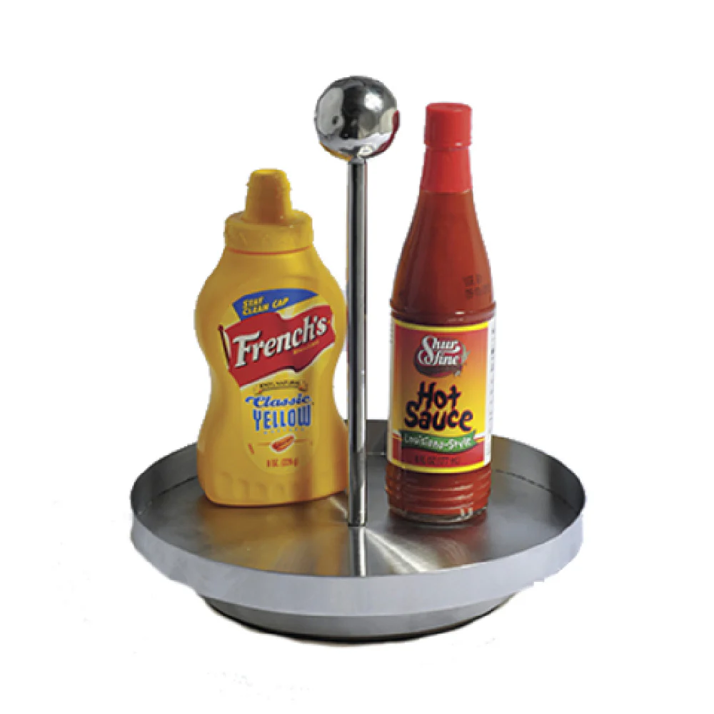 GET Enterprises SSLS-08 10 Inch Stainless Steel Lazy Susan with Smooth Rotation
