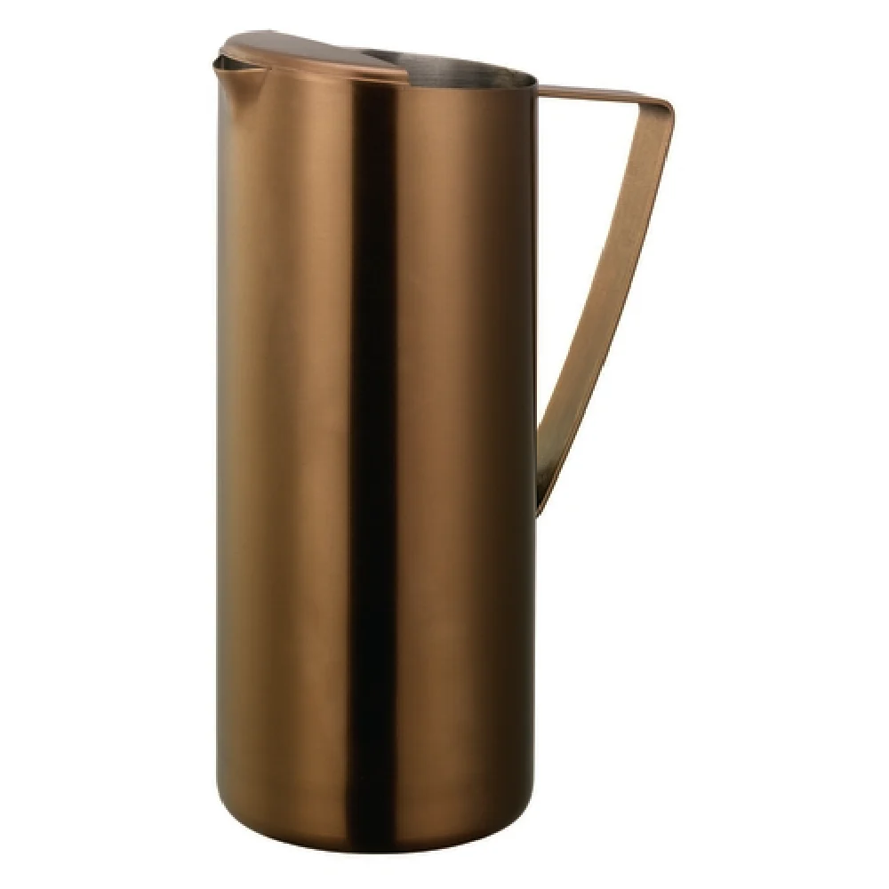Service Ideas X7025BSRG 64.2 Oz Slim Profile Pitcher with Ice Guard Stainless Steel Rose Gold Finish Service Ideas X7025BSRG 64.2 Oz Slim Profile Pitcher with Ice Guard Stainless Steel Rose Gold Finish