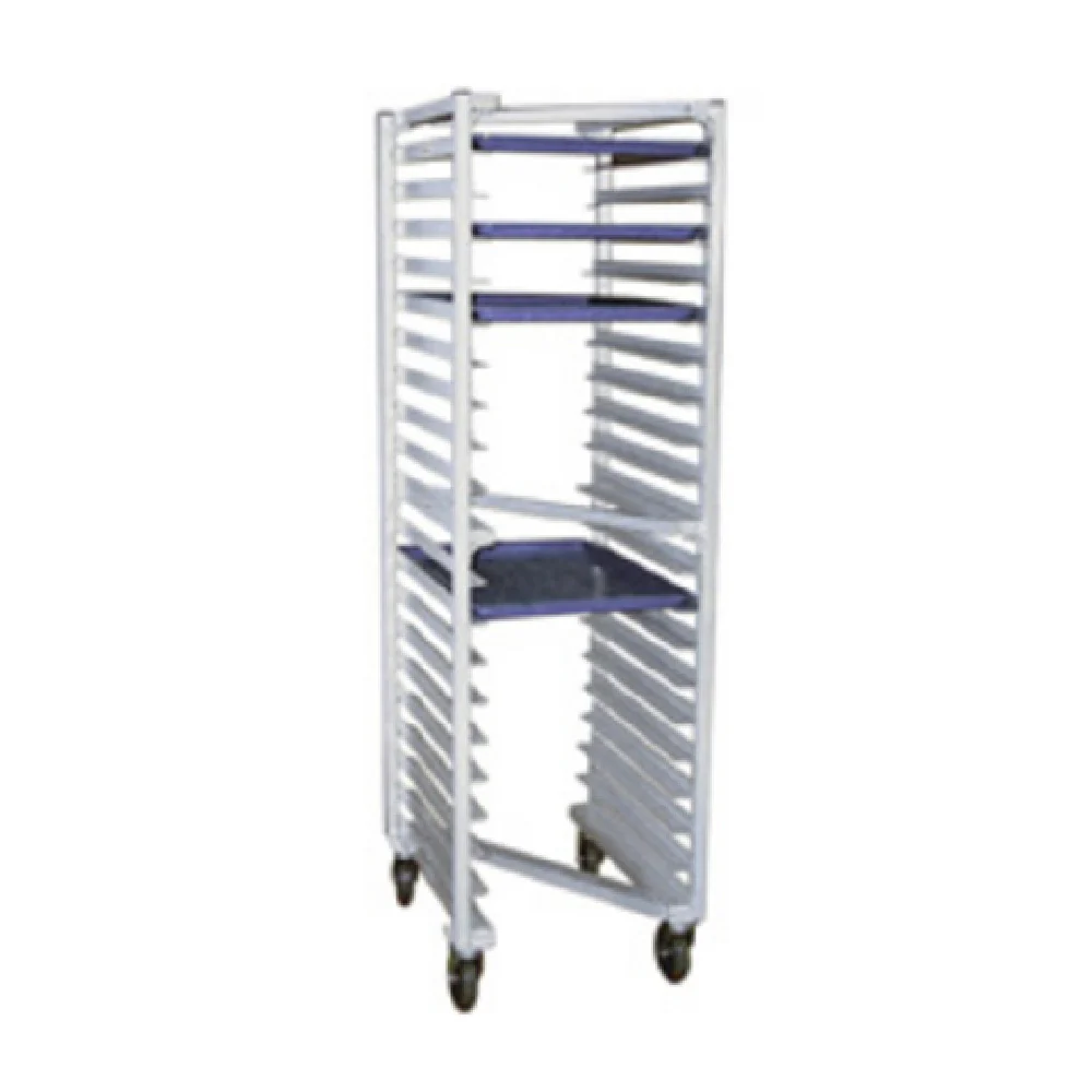 Eagle OUR-1830-2-N-X 20 Inch Panco Z Type Nesting Rack Aluminum Mobile with Open Sides