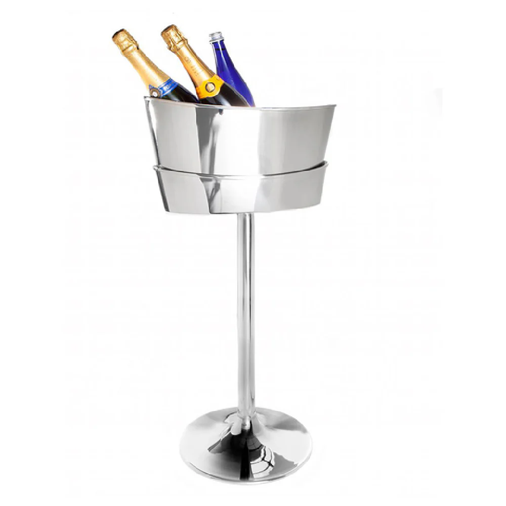 Steelite DW040066VSS 15 Inch Wine Stand Silver Stainless Steel with Robust Design