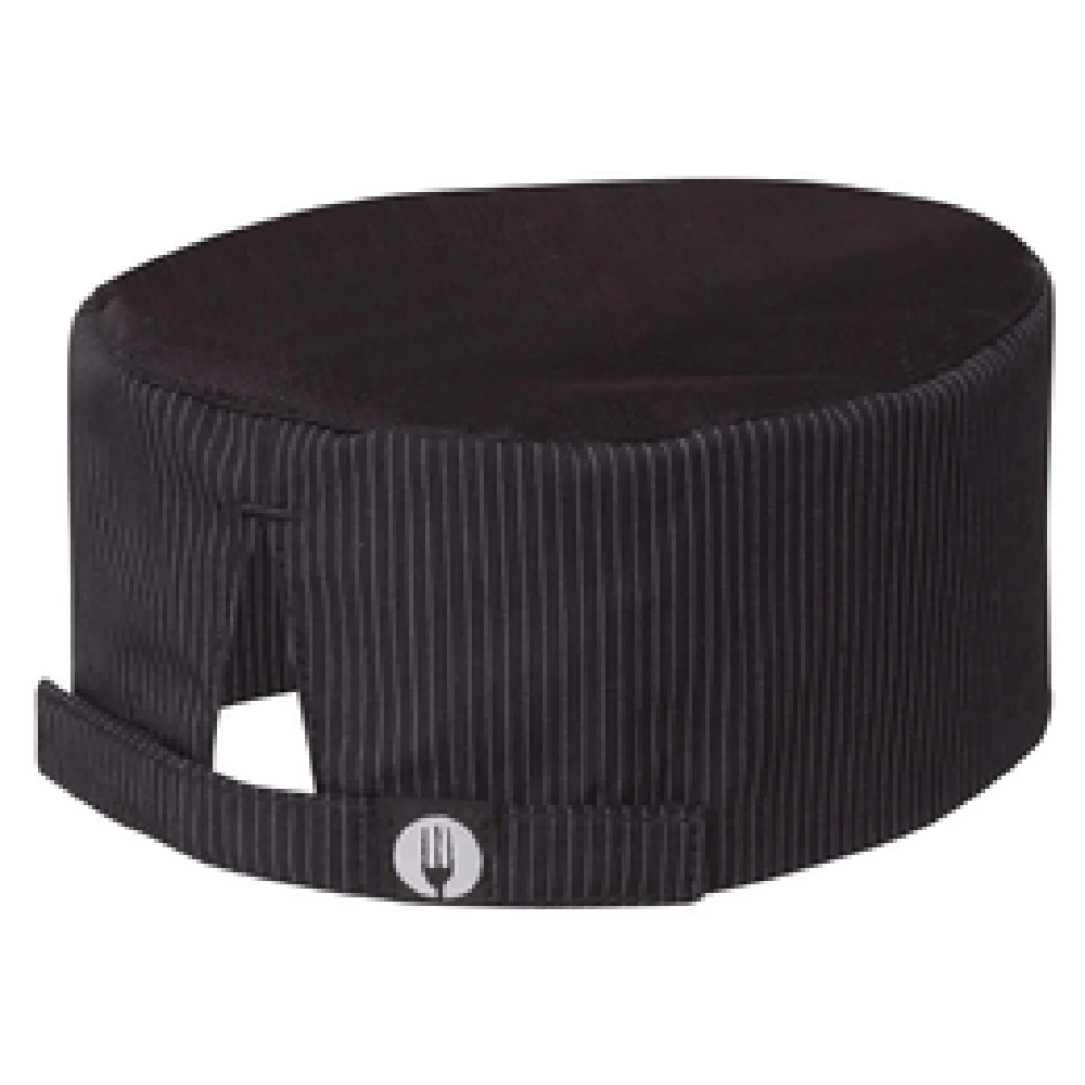 Chef Works DFCV-PNS-0 Beanie Adjustable Velcro Closure Cool Vent Mesh Top Poly Cotton