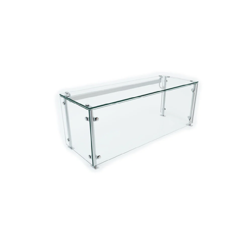 Atlas Metal AT1F-5 76-1/2 Inch Food Shield Full-service Tempered Glass