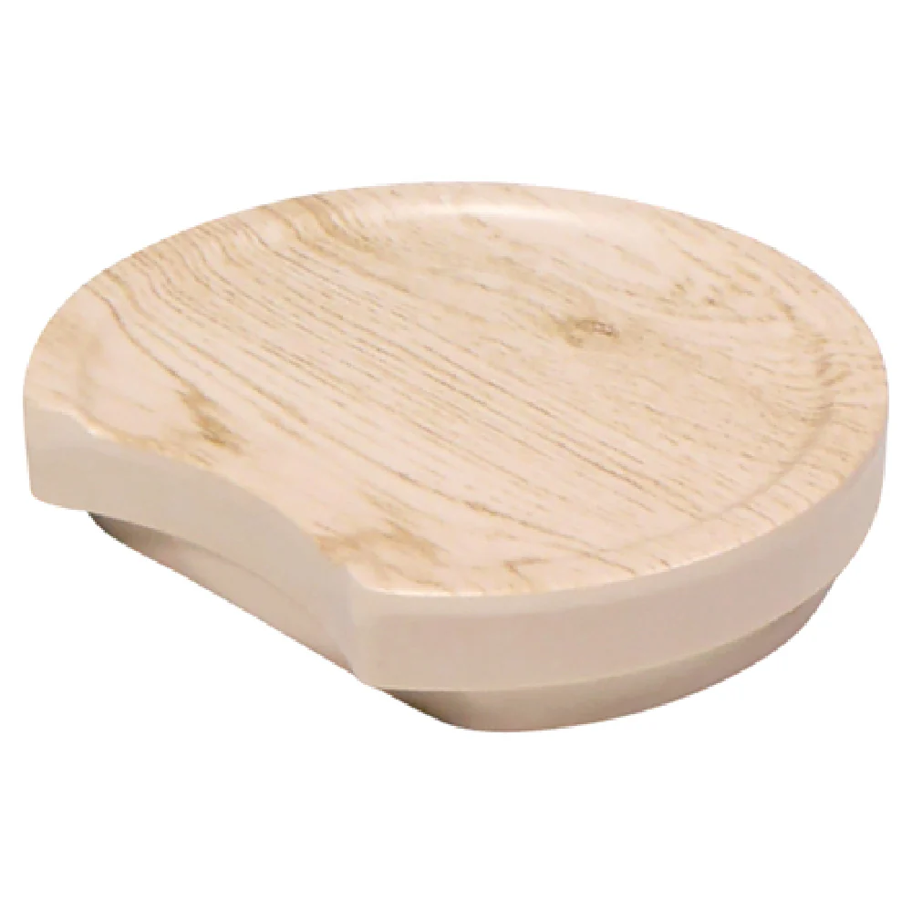 BauscherHepp TWD5566L 5-1/8 Inch Lid Melamine Faux Wood Rustic - Tura Collection