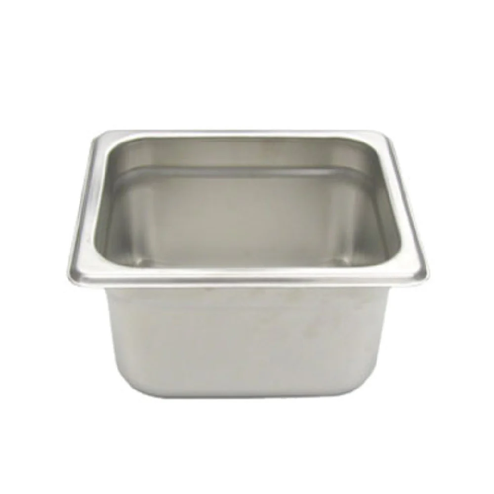Admiral Craft 22S4 6-5/16 Inch Nestwell Steam Table Pan 1/6 Size Heavy Gauge Stainless Steel