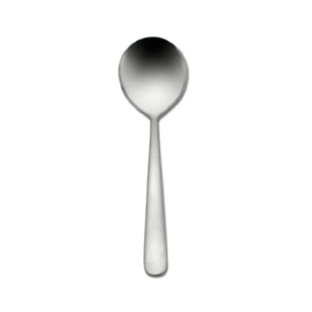 1880 Hospitality B401SBLF 6 Inch Bouillon Spoon Smooth Handle 18/0 Stainless Steel