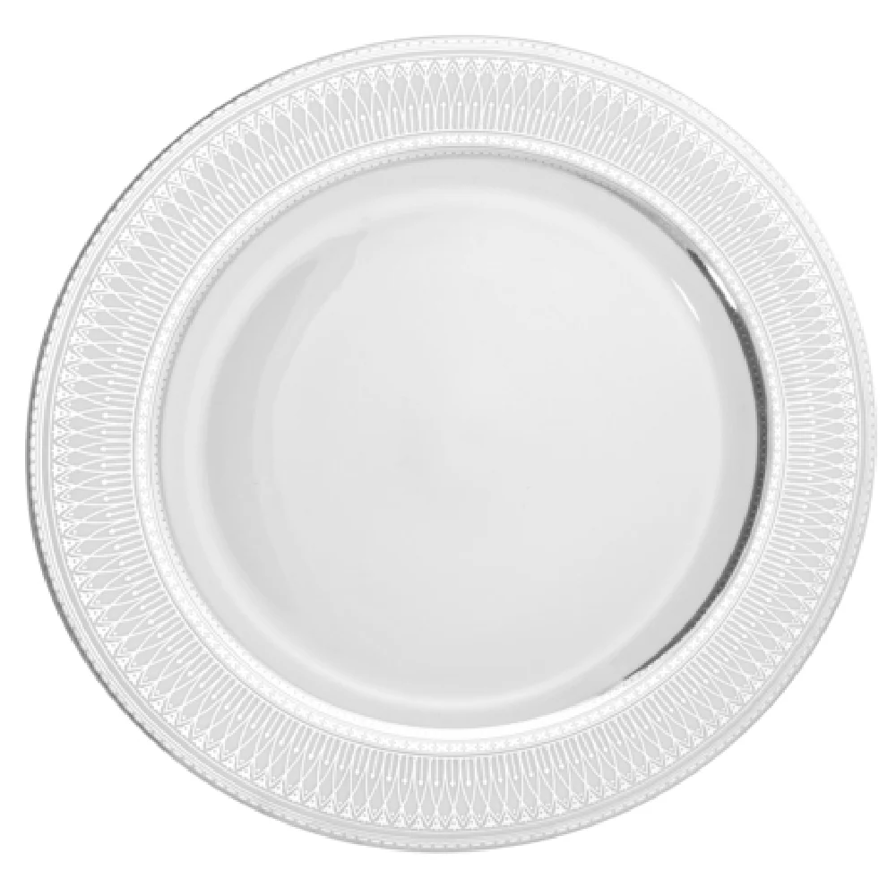 Ten Strawberry Street IRIANA-1SLV Dinner Plate 10-1/4 Ten Strawberry Street IRIANA-1SLV Dinner Plate 10-1/4
