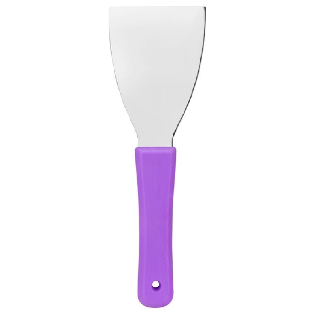Carlisle 40130EC68 3 Inch Steel Hand Scraper Plastic Handle Purple Cleaning Tool