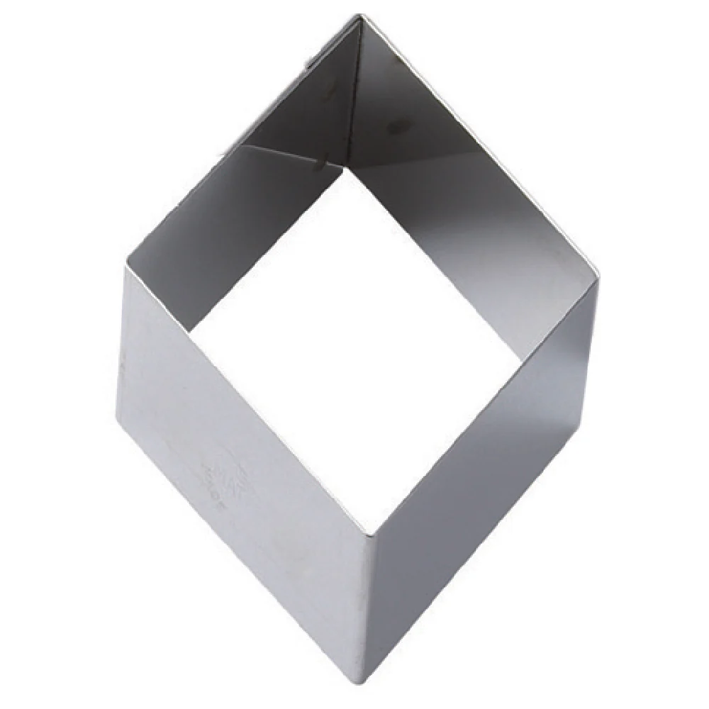 Matfer 376023 2-1/4 Inch Diamond Pastry Ring Stainless Steel Made in France