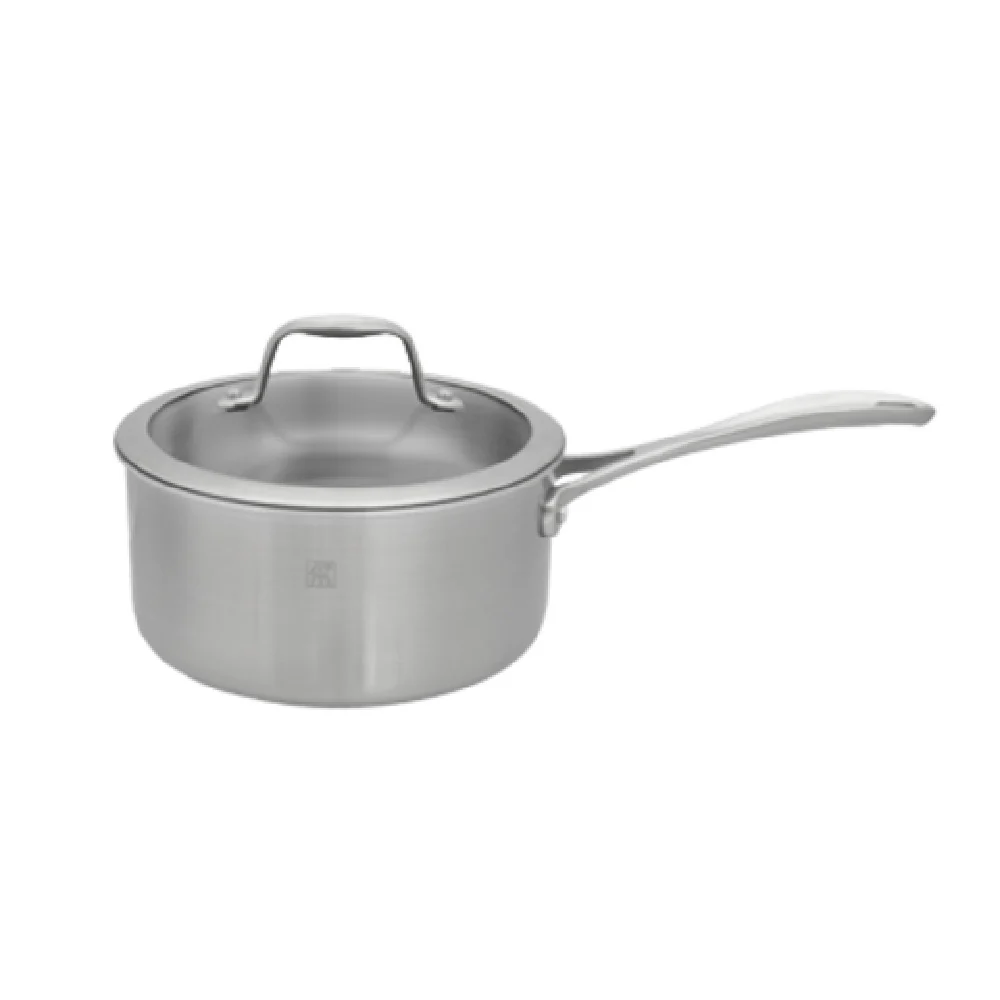 Zwilling 64095-180 2 Quart Sauce Pan with Tempered Glass Lid Stainless Steel