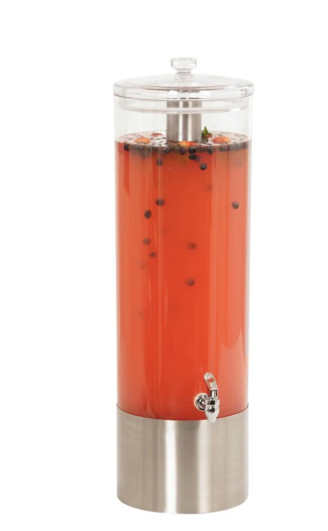 Cal Mil 22095-5-55 5 Gallon Beverage Dispenser with Ice Chamber Acrylic Stainless Steel Cal Mil 22095-5-55 5 Gallon Beverage Dispenser with Ice Chamber Acrylic Stainless Steel