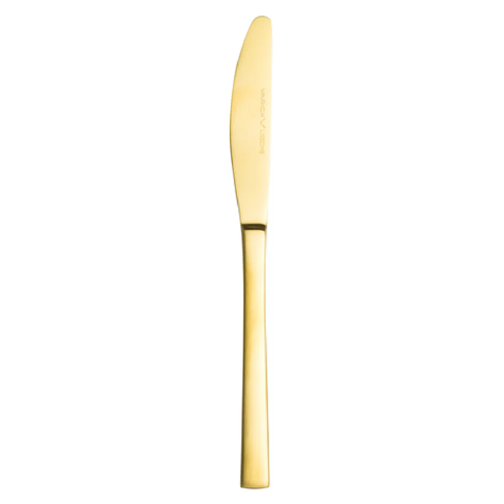 Steelite 5717GP045 7-1/4 Inch Butter Knife 13/0 Stainless Steel Brushed Gold