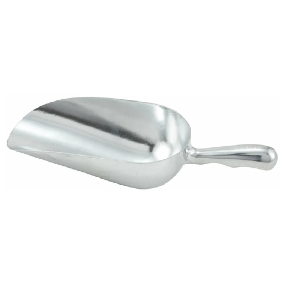 Winco AS-24 24 Oz Aluminum Scoop Hand Wash Only Restaurant Supply