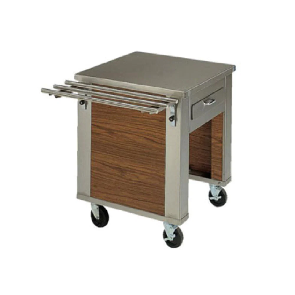 Dinex DXP2CD 30 Inch Cash Register Stand Stainless Steel Counter with Locking Drawer