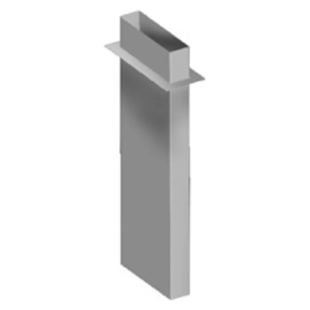 Eagle DVS-60 16 Inch Dishwasher Vent Duct Riser Heavy Gauge 304 Stainless Steel with Liquid Tight Seams