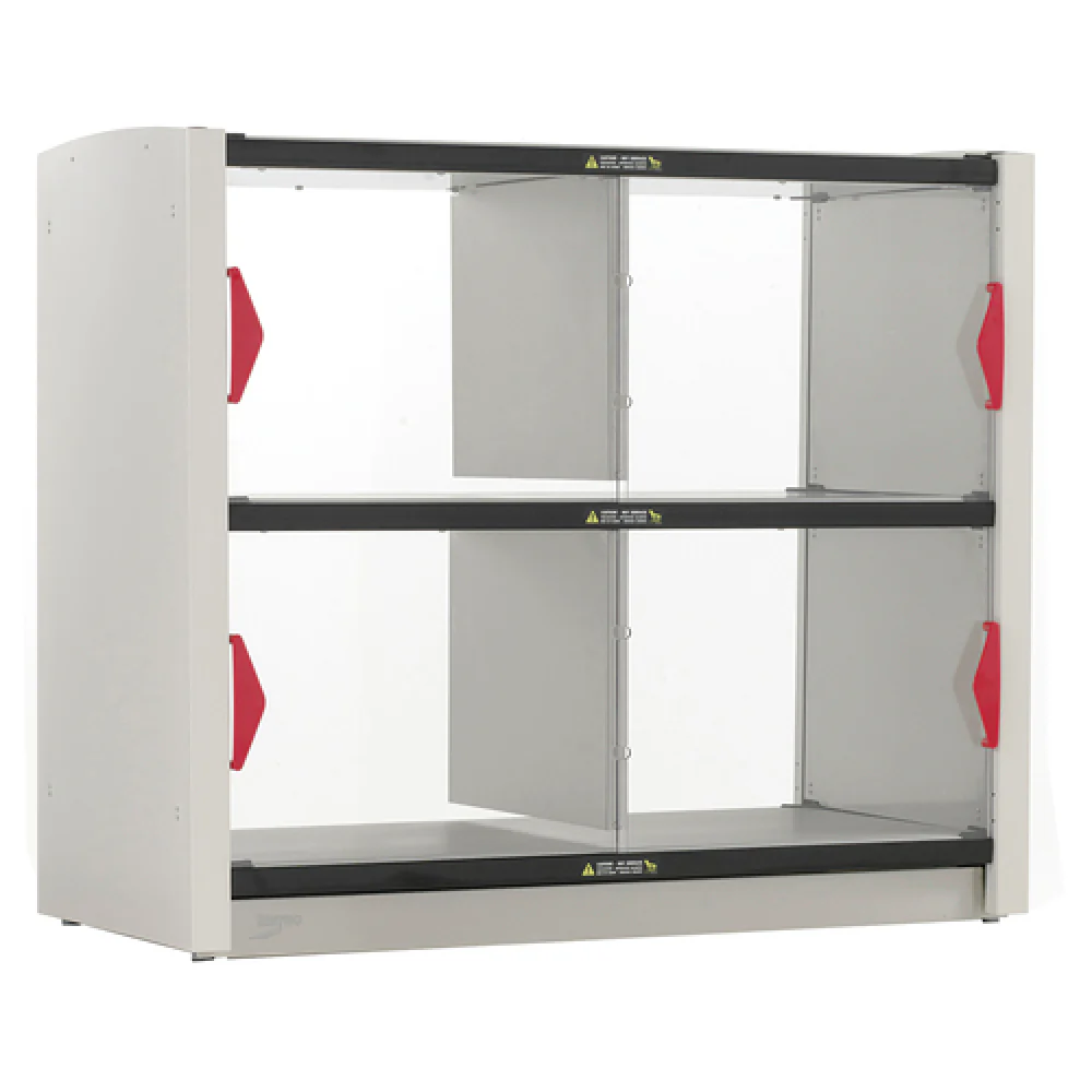 Metro PU4CD-HS1842 42 Inch Heated To-Go and Delivery Pick-Up Station with Four Compartments