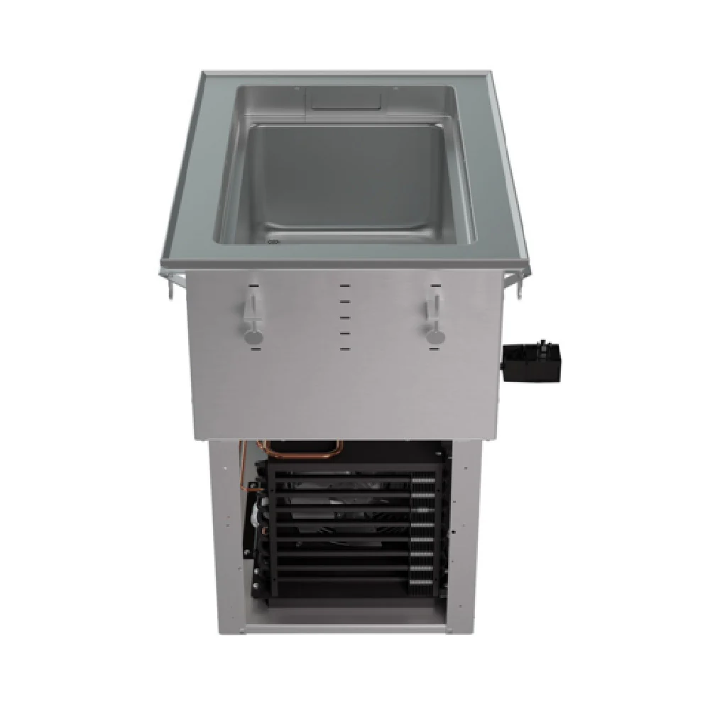 Vollrath FC-4CP-02120-R 26 Inch Refrigerated Cold Pan Drop-in 2-well with Stainless Steel Well Vollrath FC-4CP-02120-R 26 Inch Refrigerated Cold Pan Drop-in 2-well with Stainless Steel Well