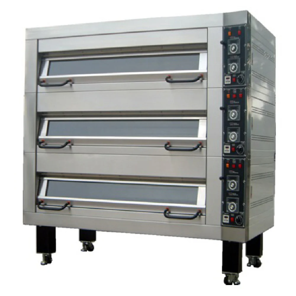 BakeMax BMFD004 92 Inch Electric Four Deck Oven Stainless Steel with 16 Pans BakeMax BMFD004 92 Inch Electric Four Deck Oven Stainless Steel with 16 Pans