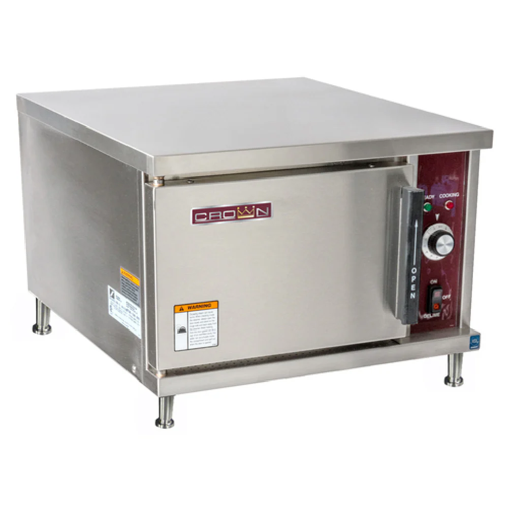 Crown SX-3_220/60/1 24 Inch Electric Convection Steamer Stainless Steel with Timer