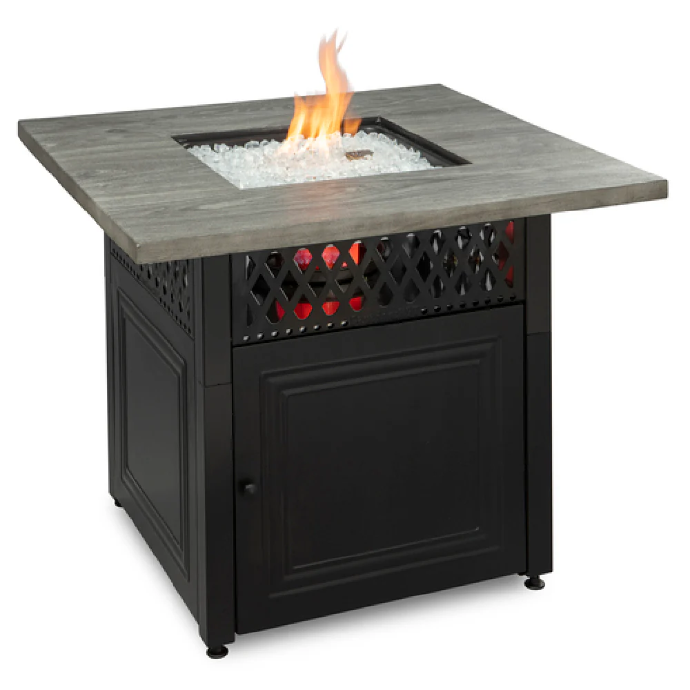 Chef Master GAD19101ES 37 Inch Gas Outdoor Fire Pit with Bronze Fire Glass 41000 BTU Chef Master GAD19101ES 37 Inch Gas Outdoor Fire Pit with Bronze Fire Glass 41000 BTU