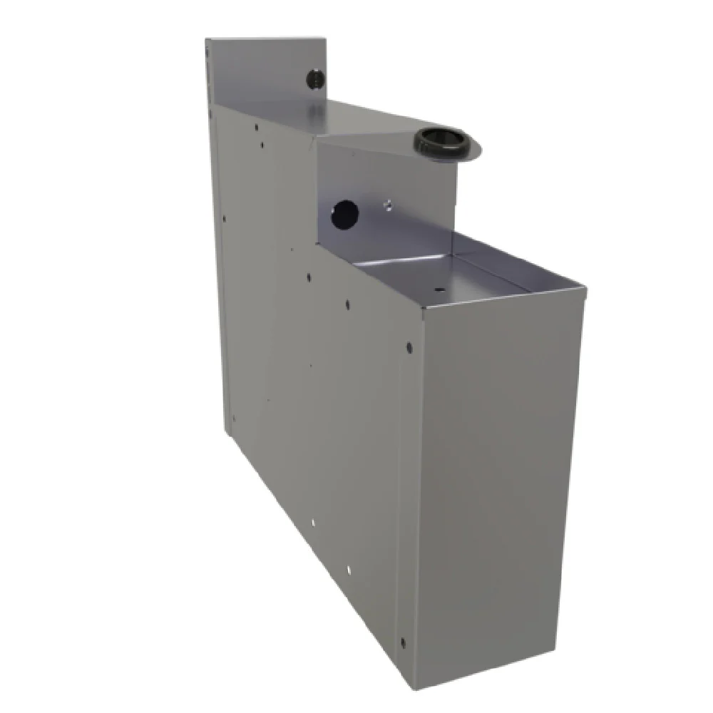 Glastender SHB-6 6 Inch Built-in Underbar Soda Gun Holder Stainless Steel and Drip Pan
