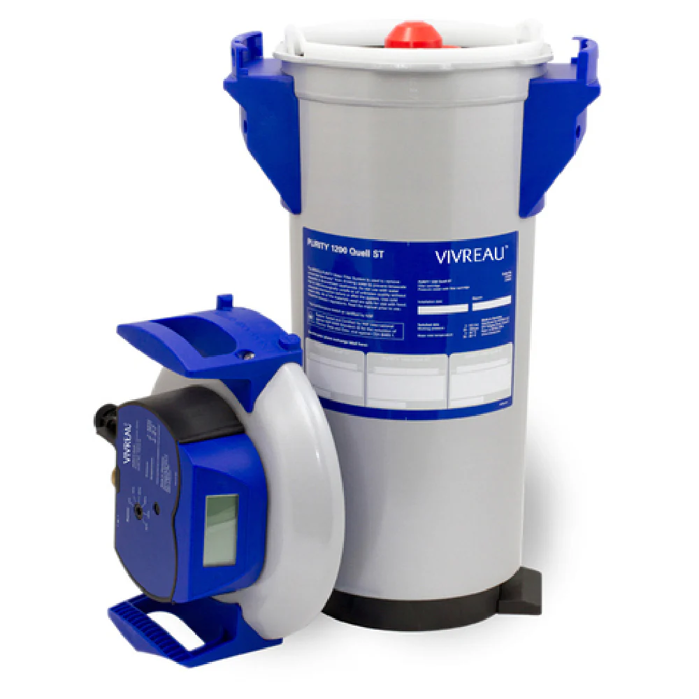 Vivreau PURITY 1200 QUELL ST STARTER KIT Stainless Steel Water Filtration System with Vessel and Filter